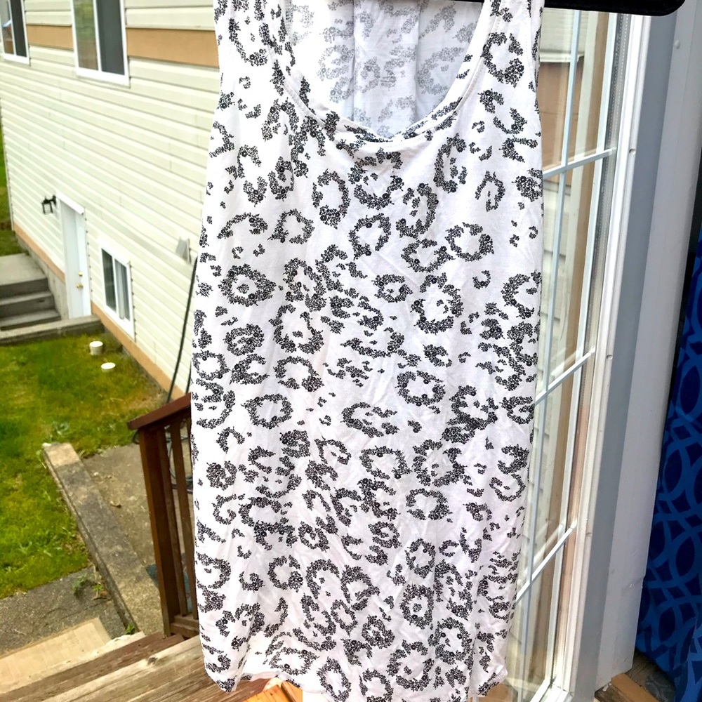 Animal print sleeveless tank by Dynamite size S
